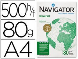500h papel fotocopiadora Navigator Universal A4 80g/m²